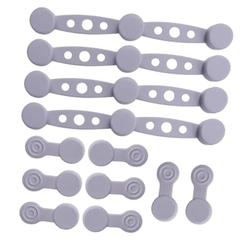 DimyFew 4PCS/PCS Flyer Liner Fixed Clip Security Clip Sicherheit, Um zu Verhindern, Grau von DimyFew