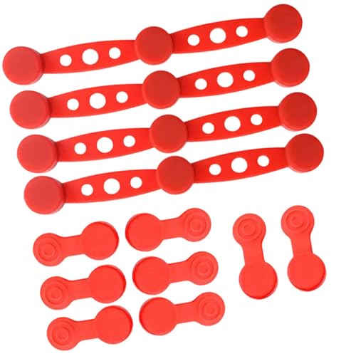 DimyFew 4PCS/PCS Flyer Liner Fixed Clip Security Clip Sicherheit, Um zu Verhindern, Rot von DimyFew