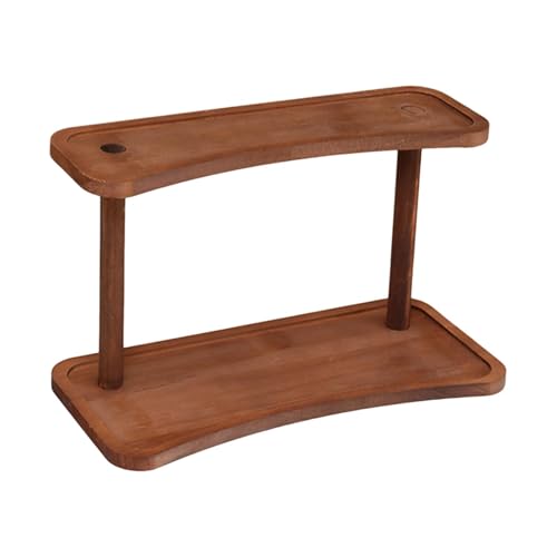 DimyFew Desktop Organizer Schreibwarenhalter Kosmetik Organizer Büro Schreibtisch Regale für Büro, Dunkelbraun von DimyFew