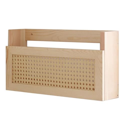 DimyFew Holz Zeitschriften Wandregal Aktenhalter Briefe Post Mehrzweck Router Aufbewahrungsbox Zeitungshalter für Schlafzimmer Eingangsbereich von DimyFew