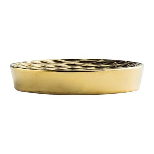 DimyFew Mehrzweck Seifenschale Aus für Badezimmer Und Waschbecken, Gold von DimyFew