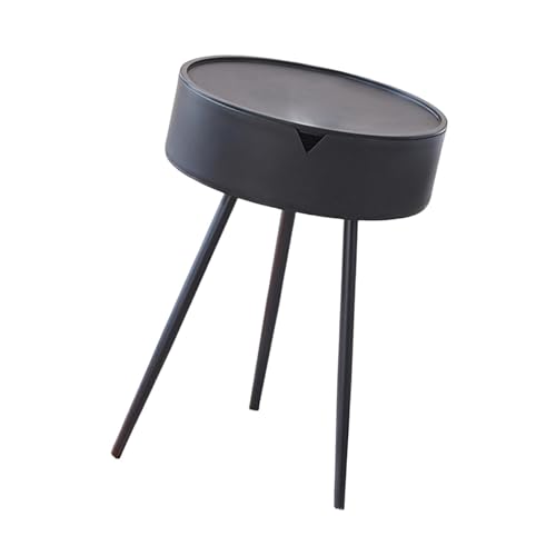 DimyFew Moderner Minimalistischer Beistelltisch, Couchtisch, Wasserdicht Und Verschleißfest, Nachttisch, Stabile Konstruktion, Sturzfestes Design, Sofatisch, Schwarz DimyFew Moderner Minimalistischer Beistelltisch, Couchtisch, Wasserdicht Und Verschleißfest, Nachttisch, Stabile Konstruktion, Sturzfestes Design, Sofatisch, Schwarz von DimyFew