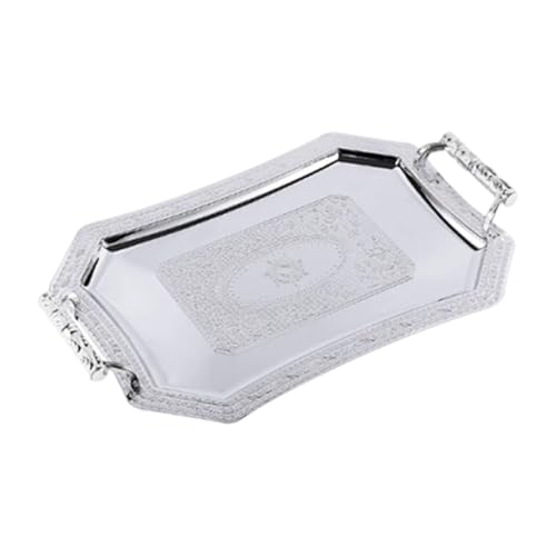 DimyFew Multifunktionale Tablett Lagerung Platter Geschirr Party Home Küche Hochzeit, Silber DimyFew Multifunktionale Tablett Lagerung Platter Geschirr Party Home Küche Hochzeit, Silber von DimyFew