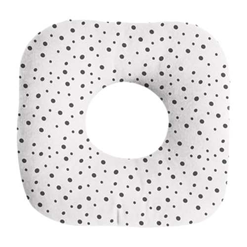 DimyFew Ohrloch-Kissen Tragbares Ohrschutz-Kissen mit Donut-Form Und Zentralem Loch Sowie Abnehmbarer Hülle aus Mikrofaser für Schlafzimmer Reisen Büro Sofa, Punkt DimyFew Ohrloch-Kissen Tragbares Ohrschutz-Kissen mit Donut-Form Und Zentralem Loch Sowie Abnehmbarer Hülle aus Mikrofaser für Schlafzimmer Reisen Büro Sofa, Punkt von DimyFew