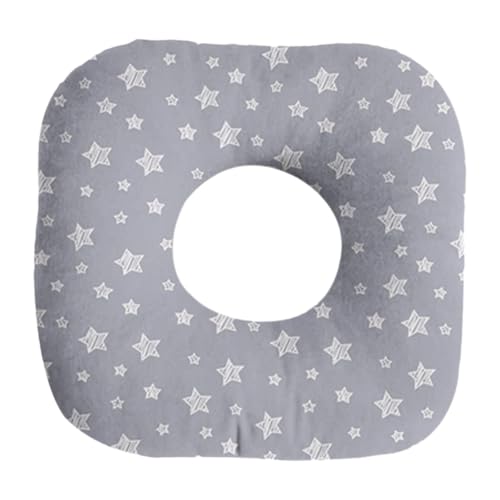 DimyFew Ohrloch-Kissen Tragbares Ohrschutz-Kissen mit Donut-Form Und Zentralem Loch Sowie Abnehmbarer Hülle aus Mikrofaser für Schlafzimmer Reisen Büro Sofa, Stern DimyFew Ohrloch-Kissen Tragbares Ohrschutz-Kissen mit Donut-Form Und Zentralem Loch Sowie Abnehmbarer Hülle aus Mikrofaser für Schlafzimmer Reisen Büro Sofa, Stern von DimyFew