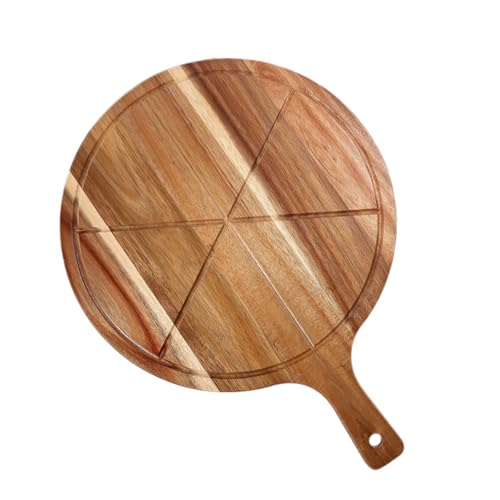 DimyFew Pizzabrett Serviertablett Käseplatte Snackplatte Und Küchenzubehör Aus Holz Beidseitig Verwendbar mit Rillen für Die Präsentation von Käse Wurstwaren DimyFew Pizzabrett Serviertablett Käseplatte Snackplatte Und Küchenzubehör Aus Holz Beidseitig Verwendbar mit Rillen für Die Präsentation von Käse Wurstwaren von DimyFew