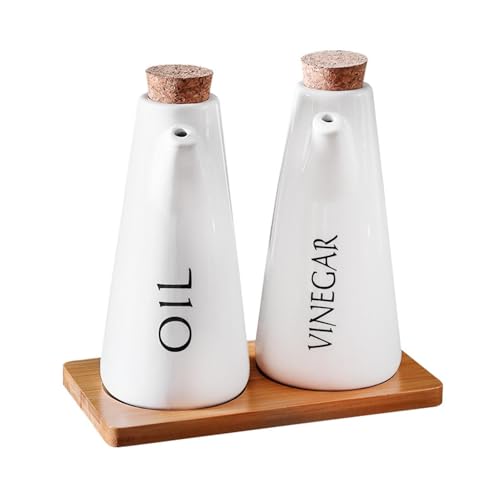 DimyFew Spenderflaschen Set, Olivenölbehälter, Modern, Auslaufsicher, Premium, Kochgewürzglas für Den Heimgebrauch von DimyFew