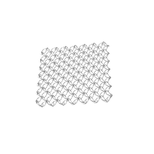 DimyFew Spring Net Coaster Cup Pad Outdoor Spring Pad Isoliermatte für Schrankarbeitsplatte, Silber von DimyFew