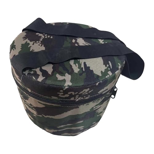 DimyFew Tragbarer Gartenhocker, Arbeitssitz, Outdoor Hüfthocker, Gartenkissen, Kleiner Runder Outdoor Stuhl, von DimyFew