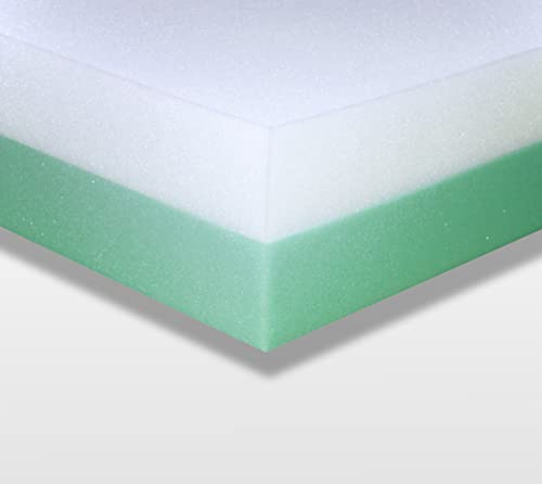 DinaDuo Kaltschaum Matratze Kern 20 cm mit Bezug - Standard EC, eine Seite H2 (mittelfest) eine Seite H3 (fest) Größe: 80 x 190 cm Direkt vom Hersteller von Dinaflex