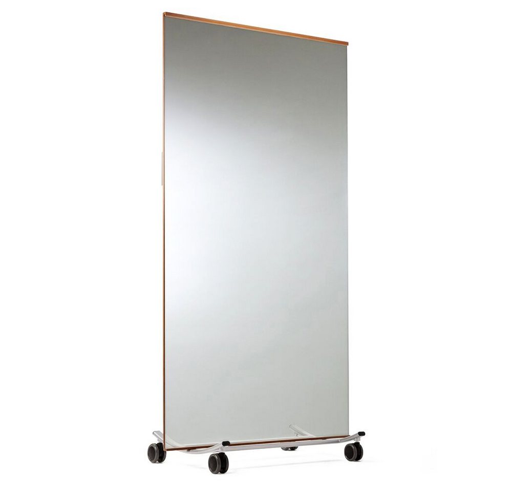 Dinamica Ballet Ganzkörperspiegel Tanzspiegel Billy, Leichter Transport: Bodenmodul mit schwenkbaren Rollen von Dinamica Ballet
