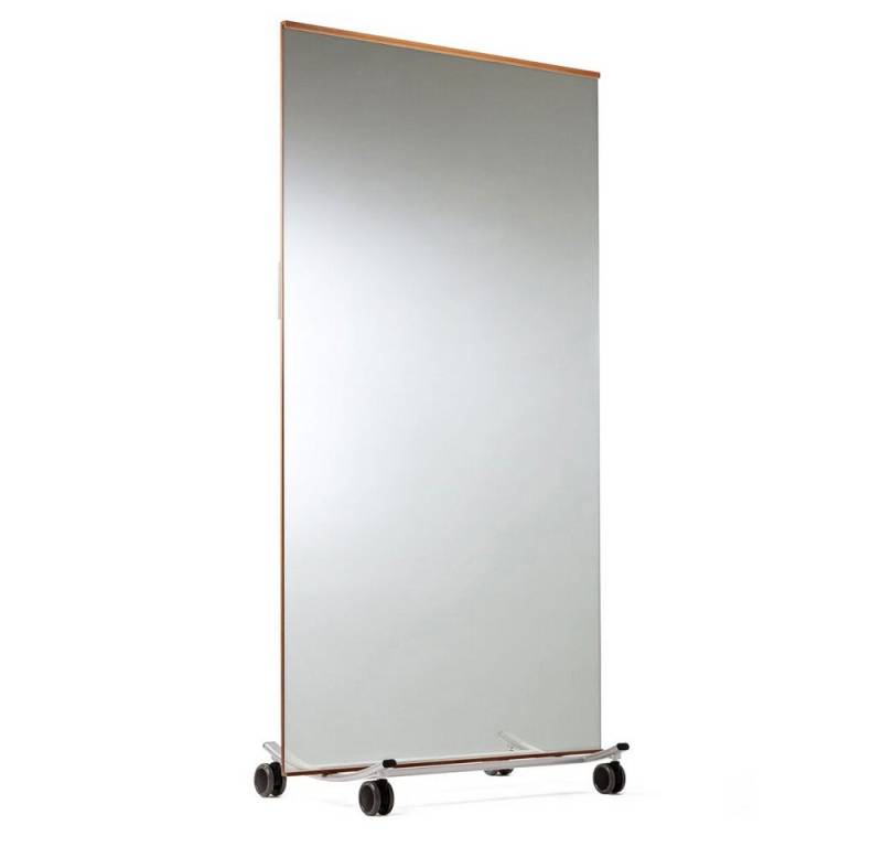 Dinamica Ballet Ganzkörperspiegel Tanzspiegel Billy, Leichter Transport: Bodenmodul mit schwenkbaren Rollen von Dinamica Ballet