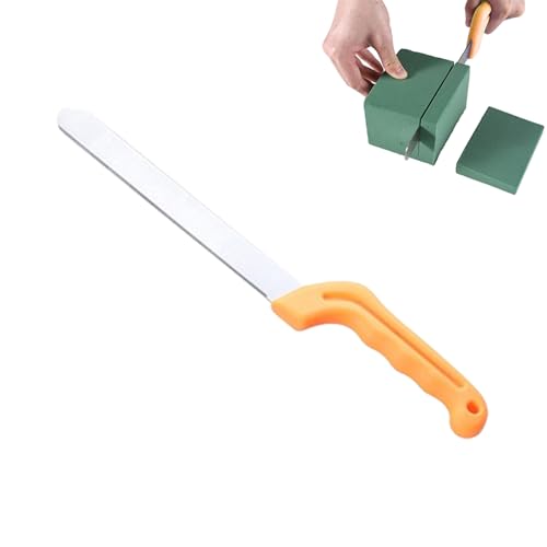 Blumenwerkzeuge Messer Edelstahl Messer Kuchenschaum Spatel Schaum Block Utility Messer Blumenanordnung Werkzeuge Florale Schaumwerkzeuge Florist Schaumblock Mehrzweckschaumschneider Kuchen Und Schaum von Dinchaakuarry