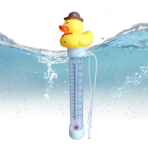 Digitales Enten-Thermometer | Eisbad-Thermometer, Schwimmthermometer für Eisbad, digitale Pool-Thermometer, genaue, mit einer langen P-Schnur von Dinchaakuarry