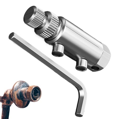 Fadenextraktionswerkzeug für zerbrochenes Rohr - interne Ventilentfernungskit | Reparaturwerkzeuge für Stripping -Wasserhahn, Rohrgewinde, Wandbrettfixe, Waschbadewanne Drain Hardware Extraktionsverso von Dinchaakuarry