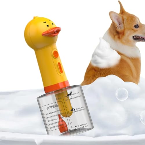 Hundewaschwerkzeuge Grooming Foam Spender 400 Ml Hundegeschirr Tiefenreinigung Spender Haustier Hygiene Ausrüstung Ultra-lange Standby elektrische Shampoo Spender Hundepflege Gadgets Schaum von Dinchaakuarry