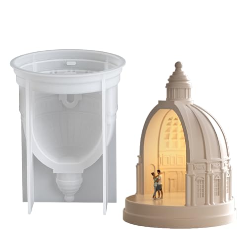 Kerzenständer Schloss - Schlossförmige Kerzenständer | Silikon Epoxidgusswerkzeuge für Handgearbeitet für Desktop-Freunde Kerzenständer Schloss - Schlossförmige Kerzenständer | Silikon Epoxidgusswerkzeuge für Handgearbeitet für Desktop-Freunde von Dinchaakuarry
