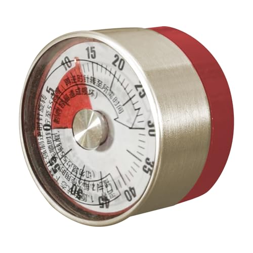 Koch-Timer – Mechanischer Timer 'Küchenuhr, großes Count Down Up Display, einfach zu bedienen, Countdown-Erinnerung, tragbar, magnetisch, 72 dB, zum Backen von Dinchaakuarry