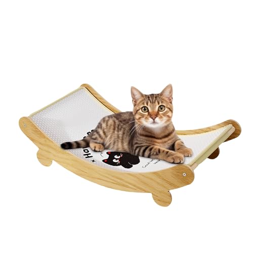 Kratzbrett für Katzen – Kratzteppich für Katzen aus Teppich – interaktives Kratzspielzeug für Bodenkätzchen, Sofa, Innenbereich, Innenbereich, Innenausstattung von Dinchaakuarry