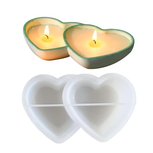Leichte Kerzenformen, Silikon Herzform | Schmuck-Fach Double Heart Schimmel,Wasserdichte Home Beschreibung-Silikon-Gipsformen für Epoxidharz Leichte Kerzenformen, Silikon Herzform | Schmuck-Fach Double Heart Schimmel,Wasserdichte Home Beschreibung-Silikon-Gipsformen für Epoxidharz von Dinchaakuarry