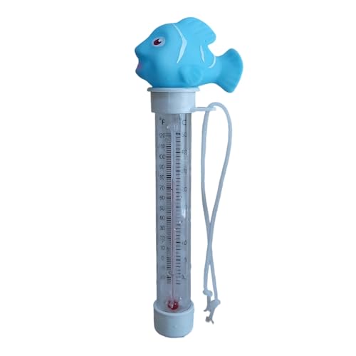 Pooltemperaturmesser - schwimmendes Thermometer mit Cartoon -Design für genaue Messwerte | Wassertemperaturmesser für Outdoor -Pools, Innenbad, Familienbad, See, Dusche und Kinder verwenden von Dinchaakuarry