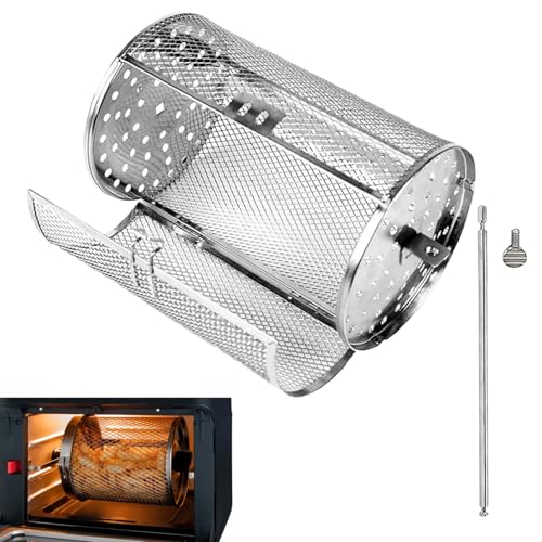 Rolling Grillkorb - Edelstahl Rotierender Grillkäfig | Nicht -STICK -MESH -Röster Für, Outdoor -Picknick -Koch -Accessoire Campingofenlieferungen Küchenkorb Rolling Grillkorb - Edelstahl Rotierender Grillkäfig | Nicht -STICK -MESH -Röster Für, Outdoor -Picknick -Koch -Accessoire Campingofenlieferungen Küchenkorb von Dinchaakuarry