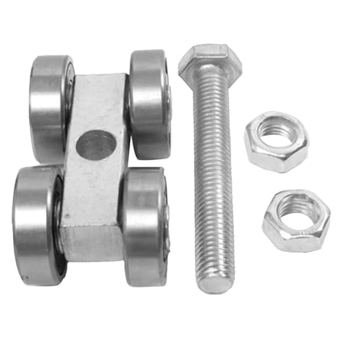 Scheunentürräder - schwimmendes Schleifschienenschienensystem, Deckenmontage -Türstar | Hochleistungs -Schieber -Hardware -Kit für Garderobe Schlafzimmer Küchenschrank Partition Inneneingang Home Reno von Dinchaakuarry