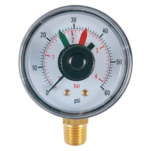 Smart Maintenance Indicator: Enthält ein automatisches Alarmsystem mit rot/grüner Differenzierung für intuitive Reminder, Minimizing Risiken und Förderung von Pool-Filtersicherheit von Dinchaakuarry