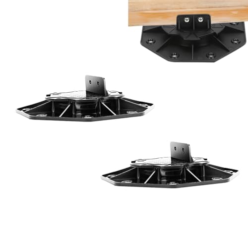 Sockelplattform – Halterungen für Holzplatten, höhenverstellbar, 2 Stück | Lager für schwere Terrassenplatten, Hangar-Basissystem, Unterkonstruktion des Bodenbelags Sockelplattform – Halterungen für Holzplatten, höhenverstellbar, 2 Stück | Lager für schwere Terrassenplatten, Hangar-Basissystem, Unterkonstruktion des Bodenbelags von Dinchaakuarry