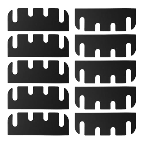 Türdichtung - 10 Stück PVC Scharnier Abstandhalter Set - Reparatur Zubehör Justierung für Schrank Tor Heimwerker Garage Schlafzimmer Möbel Wohnzimmer Türdichtung - 10 Stück PVC Scharnier Abstandhalter Set - Reparatur Zubehör Justierung für Schrank Tor Heimwerker Garage Schlafzimmer Möbel Wohnzimmer von Dinchaakuarry