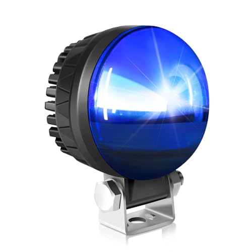 Dinfu 30W Runde LED Blaue Gabelstapler Leuchtet DC10-110V Warenhaus Seitenleuchten stapler warnlicht Warnscheinwerfer forklift lampe für Auto Gabelstapler von Dinfu