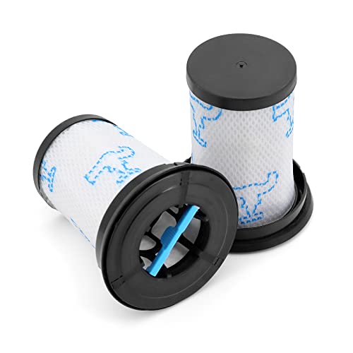 DingGreat 2 Stück Filter HEPA für Rowenta Air Force 760 Flex Modelle RH9571 RH9572 RH9574 RH9590 Kabellose Staubsauger (Ersatzfilter Zubehör Vergleichbar mit ZR009003) von DingGreat
