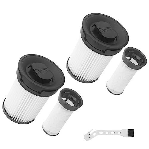 DingGreat 4er Staubsaugerfilter für Miele TriFlex HX1, Filterpatrone Ersatzteile Waschbarer Staubsauger Filter für Staubsauger A kkusauger Vacuum Cleaner Washable Filters mit Bürste (4) von DingGreat