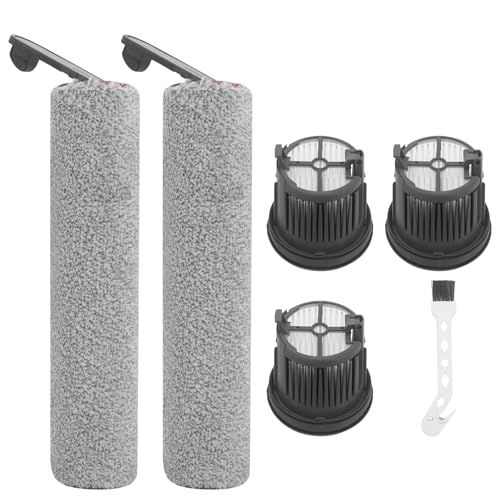 DingGreat 6-teiliges Ersatz-Zubehörset für Dreame H14 Pro, H14 & H14 Dual Nass- und Trockensauger – Inkl. 2 Bürstenrollen, 3 HEPA-Filter & 1 Reinigungsbürste – Kompatibel mit Dreame H14 Serie von DingGreat