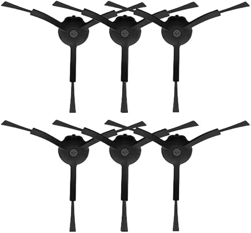 DingGreat Ersatzteile kompatibel mit Roborock Qrevo Master/Roborock P10S Pro Staubsaugerroboter, Teile, Hauptbürste, Seitenbürsten, Staubsammelbeutel, HEPA-Filter, Mop-Zubehör（Seitenbürste 6PCS） von DingGreat