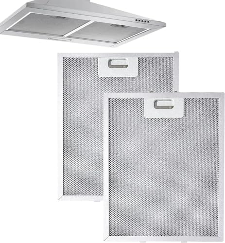 Range Hood Filters 2-teiliges Set Metallfettfilter für Dunstabzugshauben, Größe 320x260x9mm. Robuste Metallgitter-Fettfilter für Ihre Küchenabzugshaube. von DingGreat
