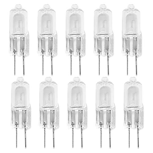10x G4 12V 20W Halogen-Lampe Licht-Birnen mit 2-Pin-Kapsel - 1500 Stunden Lebensdauer - Klare Gläser - 9x33MM 10x G4 12V 20W Halogen-Lampe Licht-Birnen mit 2-Pin-Kapsel - 1500 Stunden Lebensdauer - Klare Gläser - 9x33MM von DingMall