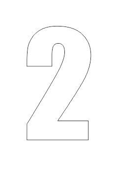 Dinger-Design 2 Große Nummern für Mülltonnen Mülleimer Selbstklebend Aufkleber Nummer (Weiß, 2) von Dinger-Design
