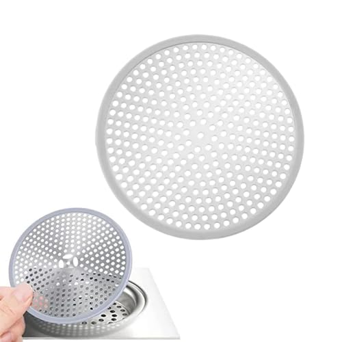 Dinghaole Sieb für Dusche Abflusssieb Edelstahl, Abflusssieb Dusche Haarfänger Badewanne Abflussabdeckung, Haarsieb Dusche, Catcher Shower Drain Protector Abflusssieb von Dinghaole