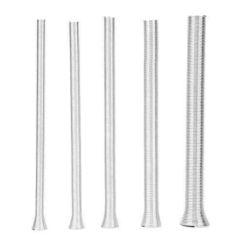 Dingln Biegefeder Kupferrohr, Biegefedern für Verbundrohr, 5Pcs 21cm PVC Elektrischer Draht Biegerohr für Kupfer-, Aluminium- und dünnwandige Stahlrohre von Dingln