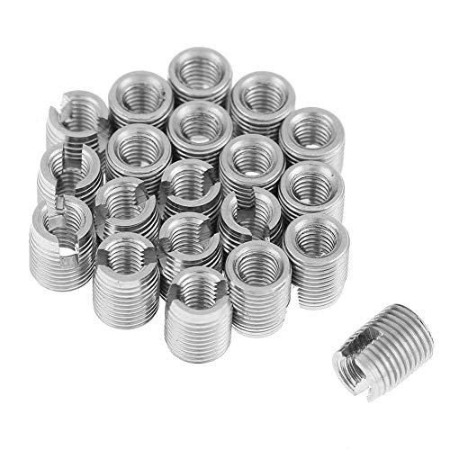 Dingln 20pcs Edelstahl SUS303 Unterlagschlitzschraube Gewindeeinsatz M3 X 6mm von Dingln