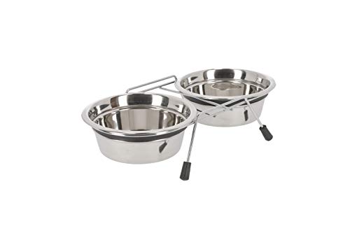 Dingo Satz Hundenapf auf Ständer Metallrahmen + 2 x Hundenäpfe 0,35 L 14521 Dingo Satz Hundenapf auf Ständer Metallrahmen + 2 x Hundenäpfe 0,35 L 14521 von Dingo Waldemar Rutkowski
