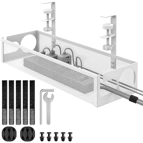 Kabelmanagement Unter dem Schreibtisch, Kabelkanal Organizer für Schreibtisch, ohne Bohren, Schwerlast Organizer Wärmeableitung Belüftet für Steckdosen und Kabelkanäle Kabelmanagement Unter dem Schreibtisch, Kabelkanal Organizer für Schreibtisch, ohne Bohren, Schwerlast Organizer Wärmeableitung Belüftet für Steckdosen und Kabelkanäle von Dinhauyon