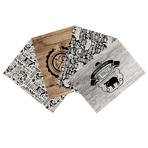 Dinnergut | 4x12 Papier-Tischsets mit Grill House Motiv | 48 Stück DIN A3 | Premium Papier | Tischunterlage mit Barbecue, BBQ | Grillparty, Sommer | Einweg Platzset für Tischdeko Dinnergut | 4x12 Papier-Tischsets mit Grill House Motiv | 48 Stück DIN A3 | Premium Papier | Tischunterlage mit Barbecue, BBQ | Grillparty, Sommer | Einweg Platzset für Tischdeko von Dinnergut