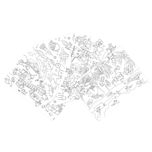Dinnergut | 4x12 Papier-Tischsets mit Kids Fun Motiv | 48 Stück DIN A3 | Premium Papier | Tischunterlage zum bemalen | Ausmalen, Spielen, Kinder | Einweg Platzset für Tischdeko Dinnergut | 4x12 Papier-Tischsets mit Kids Fun Motiv | 48 Stück DIN A3 | Premium Papier | Tischunterlage zum bemalen | Ausmalen, Spielen, Kinder | Einweg Platzset für Tischdeko von Dinnergut