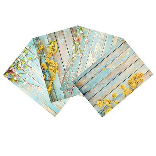 Dinnergut | 4x12 Papier-Tischsets mit Primavera Motiv | 48 Stück DIN A3 | Premium Papier | Tischunterlage mit Blumen, Holz | Natur, Äste | Einweg Platzset für Tischdeko Dinnergut | 4x12 Papier-Tischsets mit Primavera Motiv | 48 Stück DIN A3 | Premium Papier | Tischunterlage mit Blumen, Holz | Natur, Äste | Einweg Platzset für Tischdeko von Dinnergut