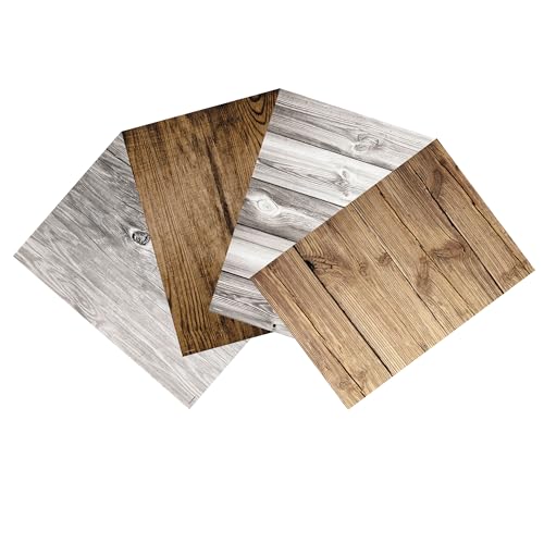 Dinnergut | 4x12 Papier-Tischsets mit Woody Motiv | 48 Stück DIN A3 | Premium Papier | Tischunterlage mit Holz | Natur, Holzbretter | Einweg Platzset für Tischdeko Dinnergut | 4x12 Papier-Tischsets mit Woody Motiv | 48 Stück DIN A3 | Premium Papier | Tischunterlage mit Holz | Natur, Holzbretter | Einweg Platzset für Tischdeko von Dinnergut