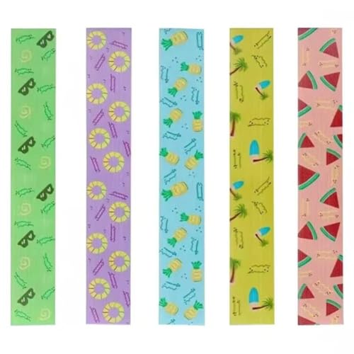 Dinntty 5 Stück Bunte Sonnenliegen-Gurte, Sonnenliegen-handtuchbänder, Elastisches Band, Elastische Liegen-Gurte Für Sommer-Strand-Pool-stühle Und Sonnenliegen von Dinntty
