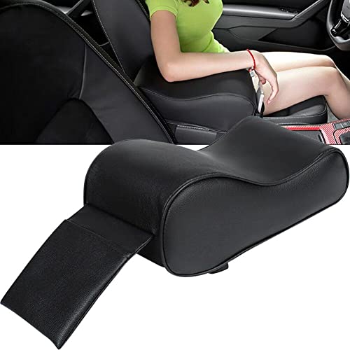 Dinntty Auto Armlehne Kissen Universal Memory Foam Auto Armlehne Pad Auto Mittelkonsole Armlehne Kissen mit Telefon Halter Lagerung Tasche von Dinntty