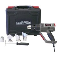 Dino KRAFTPAKET 130221 KRAFTPAKET PROFI 2000W 50-650°C Heißluftgebläse inkl. Tasche, mit Zubehör von Dino KRAFTPAKET